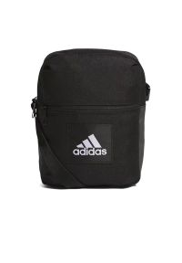 Adidas - Torba adidas Organizer Essentials IT2048 - czarna. Kolor: czarny. Materiał: poliester. Wzór: aplikacja