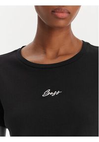 BOSS T-Shirt Elove 50554696 Czarny Slim Fit. Kolor: czarny. Materiał: bawełna #3