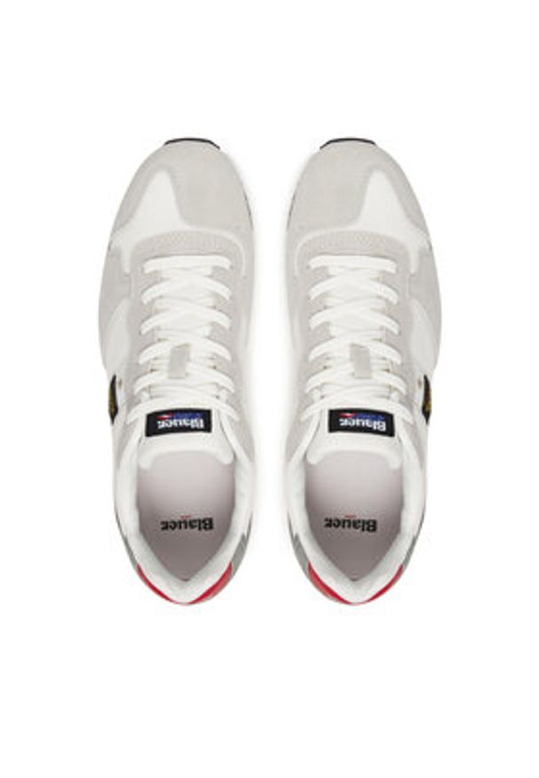 Blauer Sneakersy S6QUEENS01/MES Biały. Kolor: biały. Materiał: skóra, zamsz