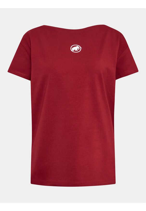 Mammut Koszulka techniczna Mammut Seon T-Shirt Wo Original 1017-05770-3715-112 Czerwony Regular Fit. Kolor: czerwony. Materiał: bawełna