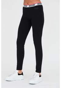 MOSCHINO Czarne damskie legginsy, Rozmiar S. Kolor: czarny #4