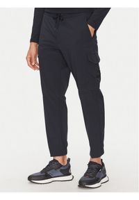 BOSS Spodnie materiałowe T_Urbanex-CargoLight 50508339 Granatowy Tapered Fit. Kolor: niebieski. Materiał: syntetyk #1