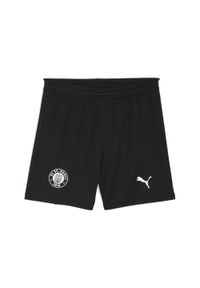 Puma - Młodzieżowe szorty FC St. Pauli 25/26 PUMA Black White. Kolor: czarny, biały, wielokolorowy. Materiał: tkanina. Sport: piłka nożna