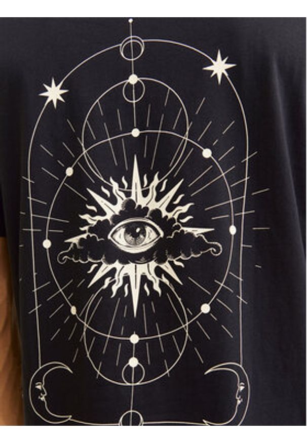 Jack & Jones - Jack&Jones T-Shirt Jackie 12271366 Czarny Relaxed Fit. Kolor: czarny. Materiał: bawełna