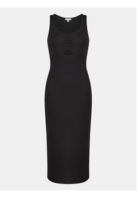 Brave Soul Sukienka letnia LDRJ-624RICKI Czarny Slim Fit. Kolor: czarny. Materiał: bawełna. Sezon: lato #3