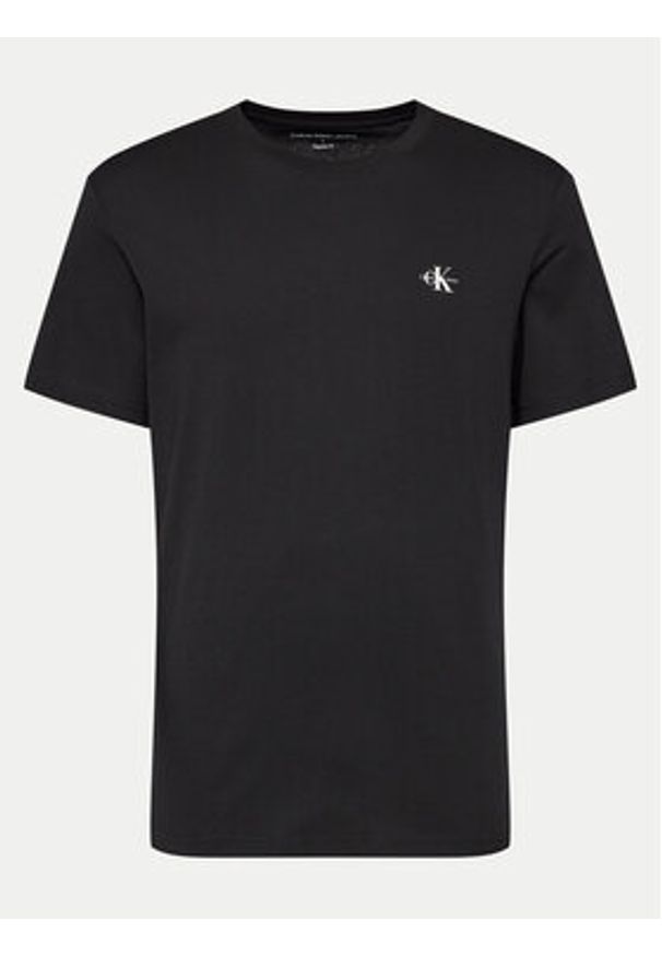 Calvin Klein Jeans Komplet 2 t-shirtów J30J320199 Czarny Regular Fit. Kolor: czarny. Materiał: bawełna