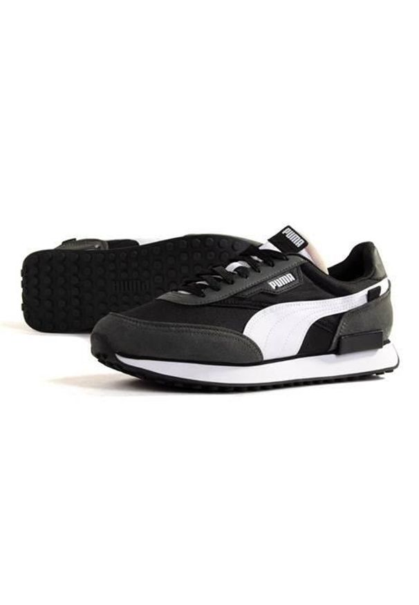Buty do chodzenia męskie Puma Future Rider Play ON. Zapięcie: sznurówki. Kolor: wielokolorowy, szary, czarny, brązowy. Materiał: syntetyk, materiał, skóra, tkanina. Szerokość cholewki: normalna. Sport: turystyka piesza