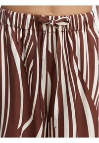 Seafolly Spodnie materiałowe Coastline 55541-PA Brązowy Wide Leg. Kolor: brązowy. Materiał: lyocell #4
