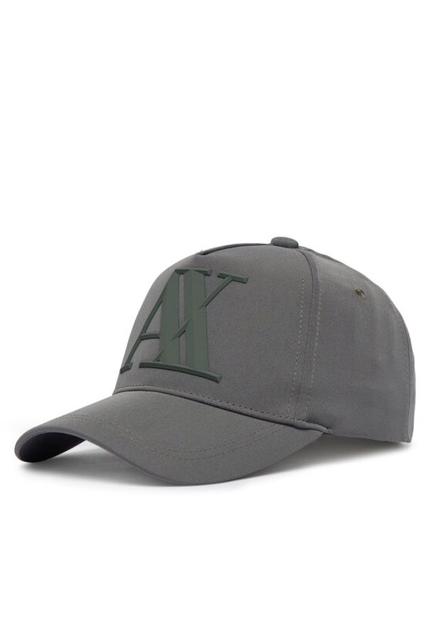Armani Exchange Czapka z daszkiem 954079 CC518 U8097 Szary ciemny. Kolor: szary. Materiał: materiał