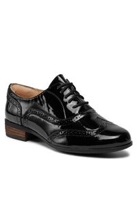 Clarks Oxfordy Hamble Oak 203506494 Czarny. Kolor: czarny. Materiał: skóra, lakier #3