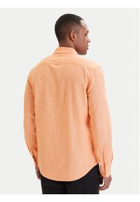 Tommy Jeans Koszula DM0DM22761 Pomarańczowy Regular Fit. Kolor: pomarańczowy. Materiał: bawełna #4