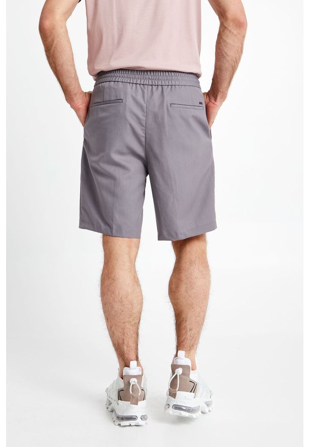 Emporio Armani - BERMUDY EMPORIO ARMANI. Materiał: len, guma, wełna
