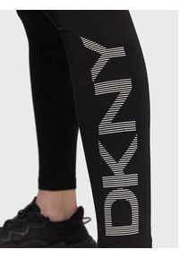 DKNY Sport Legginsy DP1P1965 Czarny Slim Fit. Kolor: czarny. Materiał: bawełna. Styl: sportowy