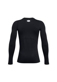 Longsleeve sportowy chłopięcy Under Armour UA Cg Armour Ls - czarny. Kolor: czarny. Materiał: elastan, materiał, poliester. Długość rękawa: długi rękaw. Wzór: gładki