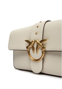 Pinko - PINKO Torebka Love One Classic Slouchy Fl PLTT 104524 A2OX Biały. Kolor: biały. Materiał: skórzane #6