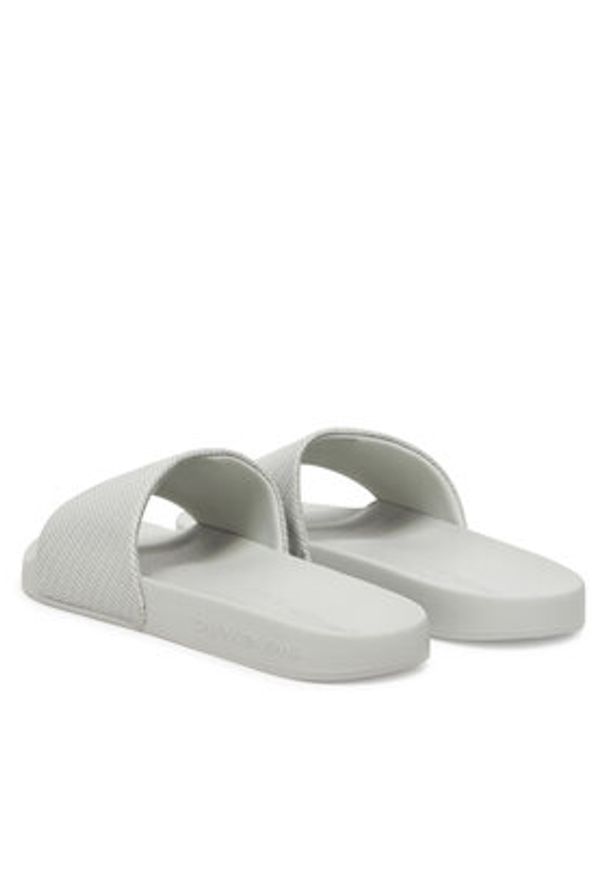 Calvin Klein Jeans Klapki Slide Aop Print YM0YM01269 Szary. Kolor: szary. Wzór: nadruk