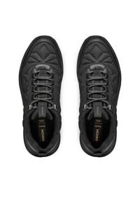 Geox Sneakersy D Spherica Actif X2 D46WPD 0FU85 C9999 Czarny. Kolor: czarny. Materiał: skóra