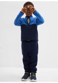 bonprix - Bluza z polaru zapinana na zamek. Kolor: niebieski. Materiał: polar #2