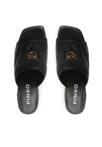 Pinko - PINKO Klapki Martine Sabot Nappa Trapuntata PE 23 BLKS1 100666 A0O0 Czarny. Kolor: czarny. Materiał: skóra #6