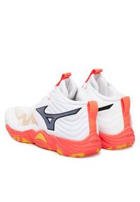 Mizuno Buty halowe Wave Momentum Elite Mid V1GA2517 Pomarańczowy. Kolor: pomarańczowy. Materiał: skóra. Model: Mizuno Wave #5