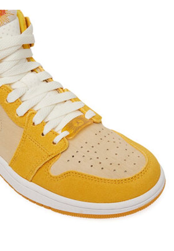Nike Sneakersy Air Jordan 1 ZM FJ5743 Żółty. Kolor: żółty. Materiał: materiał. Model: Nike Air Jordan