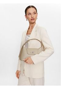 Calvin Klein Torebka Re-Lock Shoulder Bag Md K60K610769 Beżowy. Kolor: beżowy. Materiał: skórzane #5