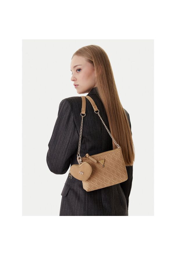 Torebka Guess. Kolor: beżowy