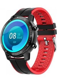 Smartwatch Senbono S30 Czarno-czerwony (28442). Rodzaj zegarka: smartwatch. Kolor: czarny, wielokolorowy, czerwony