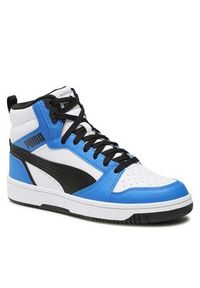 Puma Sneakersy Rebound V6 Mid Jr 393831 06 Biały. Kolor: biały. Materiał: skóra #4