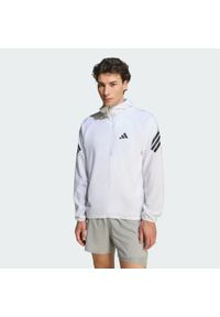 Adidas - Kurtka adi365 Iconic. Kolor: biały. Materiał: włókno. Technologia: ClimaCool (Adidas). Sport: bieganie #1