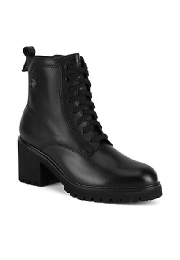 U.S. Polo Assn. Botki MILVA001W/DLE1 Czarny. Kolor: czarny. Materiał: skóra