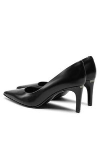 Calvin Klein Szpilki Heel Pump 70 - Brush L HW0HW02446 Czarny. Kolor: czarny. Materiał: skóra. Obcas: na szpilce #4