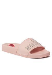 Love Moschino - LOVE MOSCHINO Klapki JA28122G1II13601 Różowy. Kolor: różowy #3