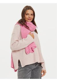 Vero Moda Szalik 10313639 Różowy. Kolor: różowy. Materiał: akryl, materiał #1