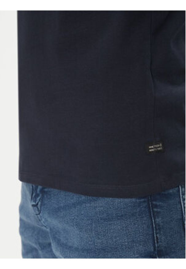 INDICODE T-Shirt Kloge 40-915 Granatowy Regular Fit. Kolor: niebieski. Materiał: bawełna