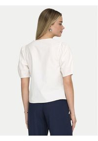 only - ONLY Bluzka Jenna 15368592 Kremowy Regular Fit. Kolor: kremowy. Materiał: bawełna #2