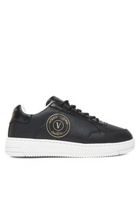 Versace Jeans Couture Sneakersy Fondo Meyssa 79VA3SJ5 ZPB33 Czarny. Kolor: czarny. Materiał: skóra