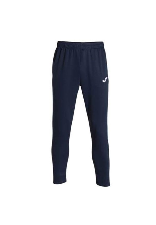 Spodnie treningowe męskie Joma Olimpiada. Kolor: niebieski. Materiał: dresówka. Sport: piłka nożna