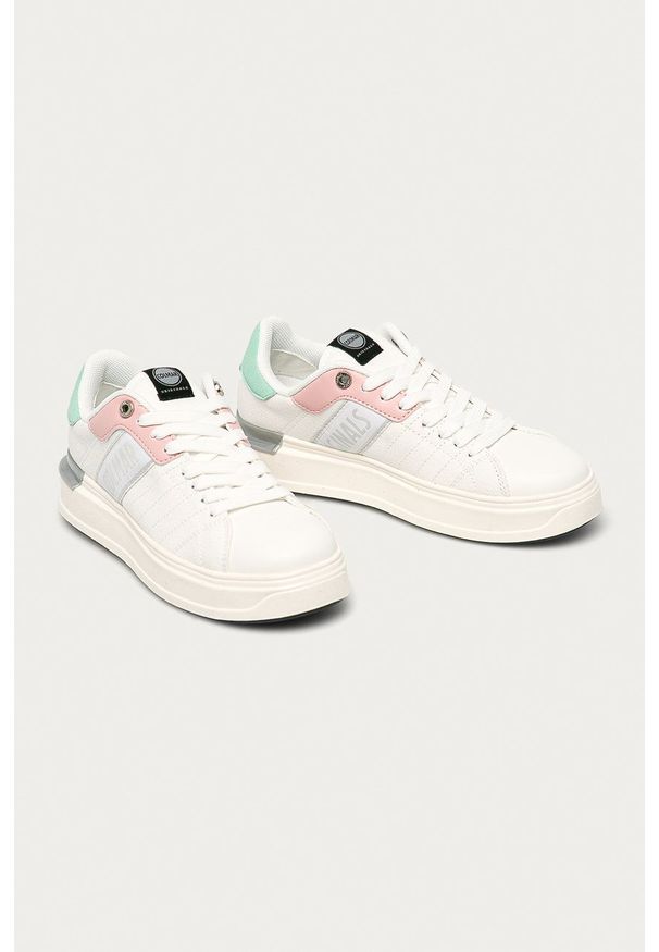 Colmar - Buty RUNNER 115. Nosek buta: okrągły. Zapięcie: sznurówki. Kolor: biały. Materiał: guma