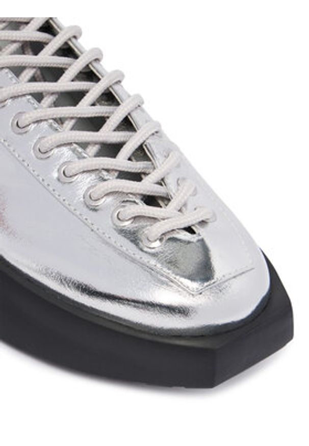 United Nude Sneakersy Mega Lacey 1099514116 Srebrny. Kolor: srebrny. Materiał: skóra