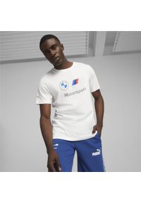 Koszulka sportowa męska Puma 62131402. Kolor: biały. Materiał: bawełna. Długość rękawa: krótki rękaw. Długość: krótkie. Sport: fitness