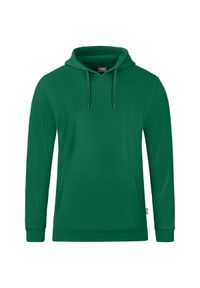 Bluza z kapturem Jako Organic. Okazja: do pracy. Typ kołnierza: kaptur. Kolor: zielony #1