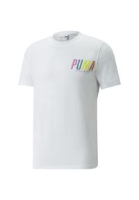 Koszulka sportowa męska Puma Swxp Graphic. Kolor: biały. Długość rękawa: krótki rękaw. Długość: krótkie. Sport: joga i pilates #1