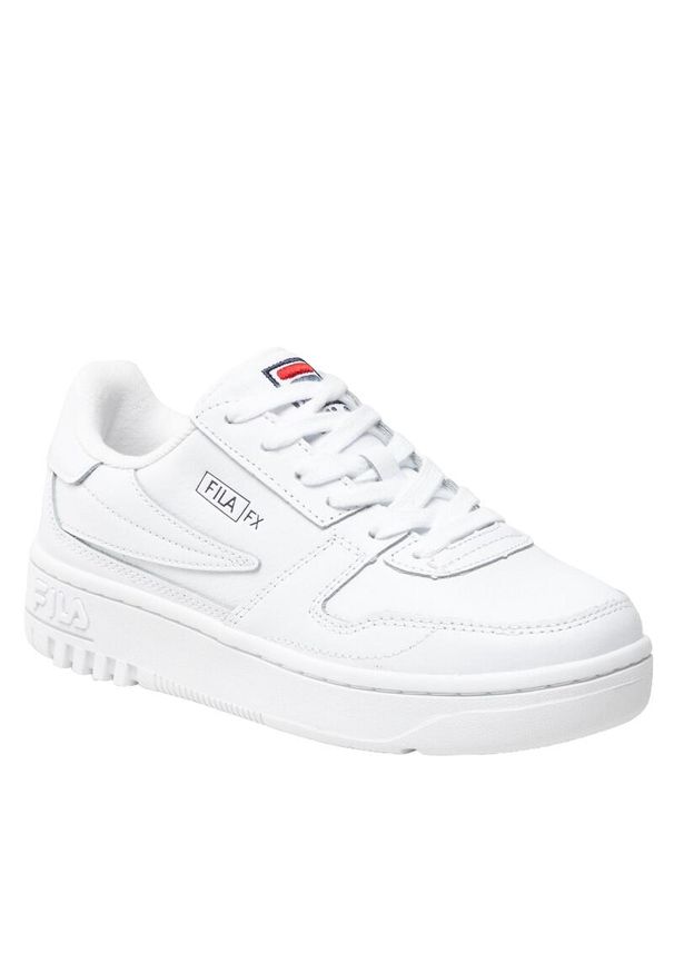 Buty do chodzenia damskie Fila Fxventuno L skórzane. Kolor: biały. Materiał: skóra. Sport: turystyka piesza