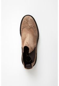 Półbuty męskie zamszowe CESARE CASADEI. Materiał: zamsz #5