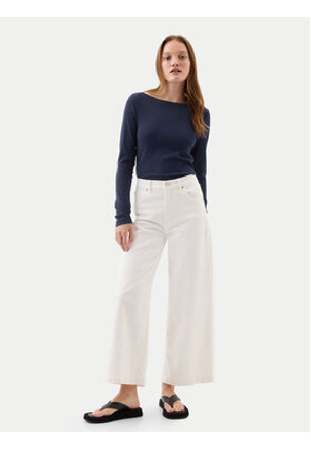 GAP - Gap Bluzka 540606-00 Granatowy Regular Fit. Kolor: niebieski. Materiał: bawełna