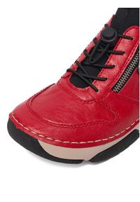Rieker Sneakersy CEO-45951-33 Czerwony. Kolor: czerwony. Materiał: skóra #7