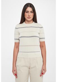 Sweter damski w paski PESERICO. Wzór: paski #2