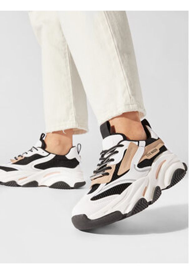 Steve Madden Sneakersy Possession-E Sneaker SM19000033 SM19000033-054 Czarny. Kolor: czarny. Materiał: skóra