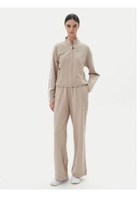 EA7 Emporio Armani Bluza 7W000275 AF12501 U6155 Beżowy Regular Fit. Kolor: beżowy. Materiał: syntetyk